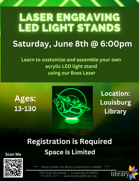 Image for event: LED Laser Engraving